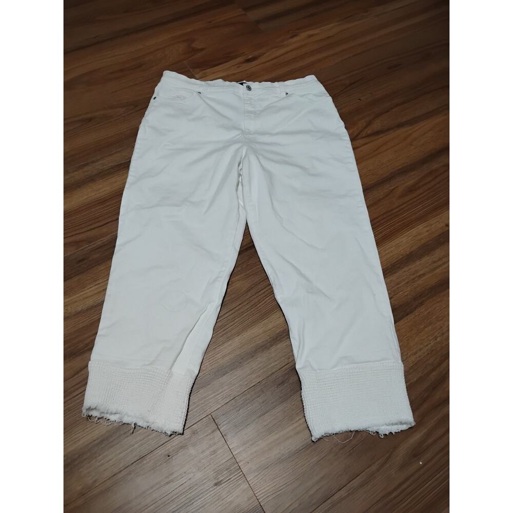 GLORIA VANDERBILT MISSY WOMENS CROP PANTS SIZE 16